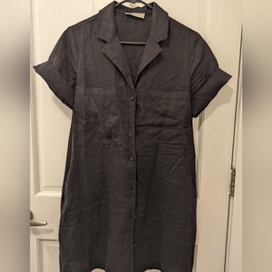 Black linen Everlane dress/needs to sell by Aug  7th!